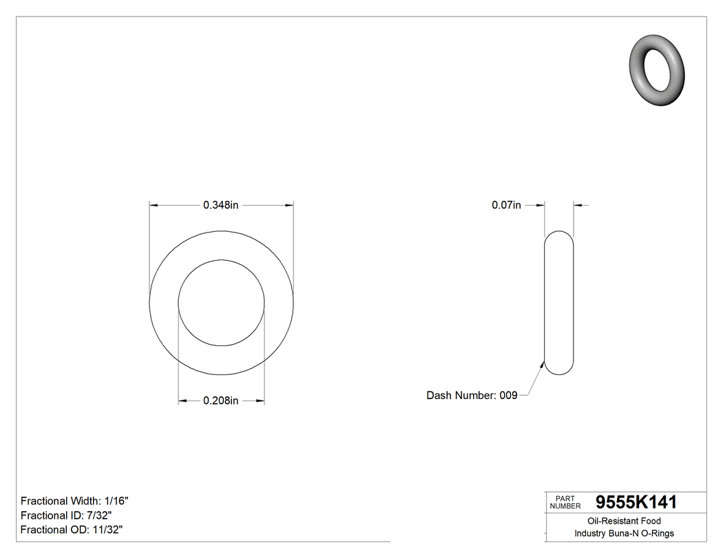 Technical drawing - 9555K141